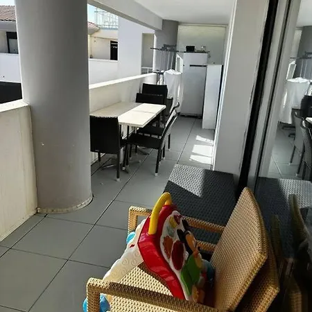 公寓 Superbe T4 Cap D'agde, Front De Mer, 3 Chambres, Piscine, Clim, Parking, Balcon